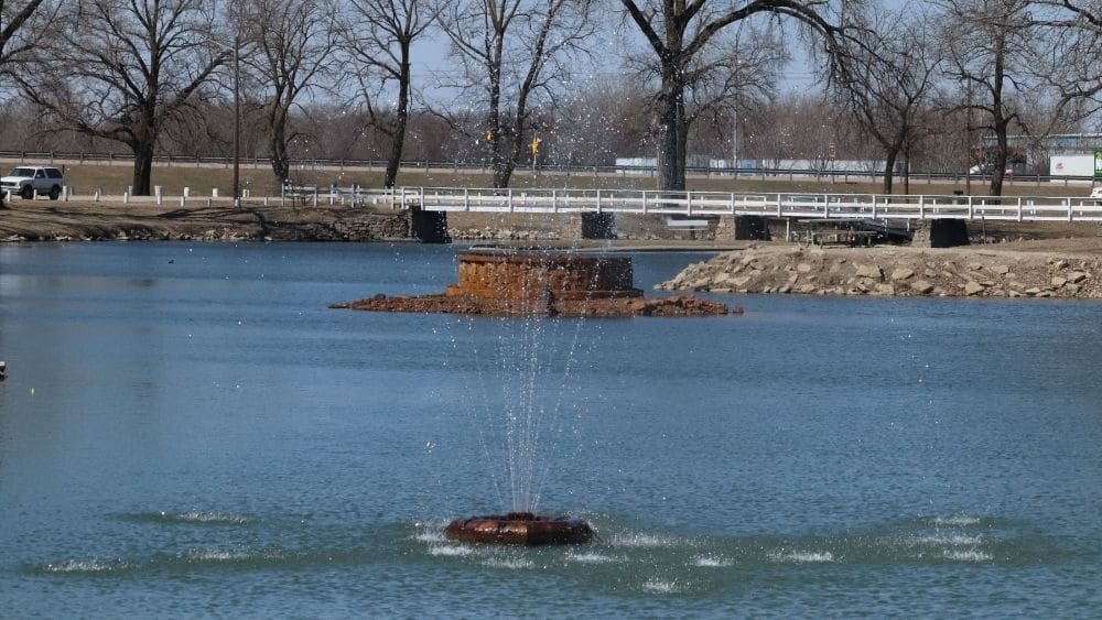 pond in norfolk, nebraska