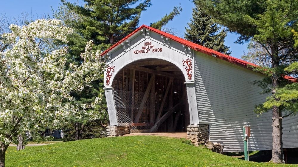 historic bridge in connorsville indiana