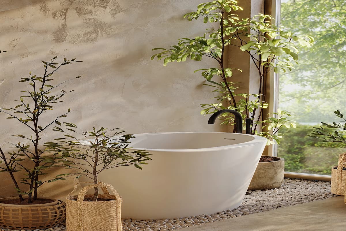 deep soaking tub from MTI Baths