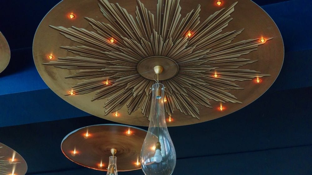 glam chandelier