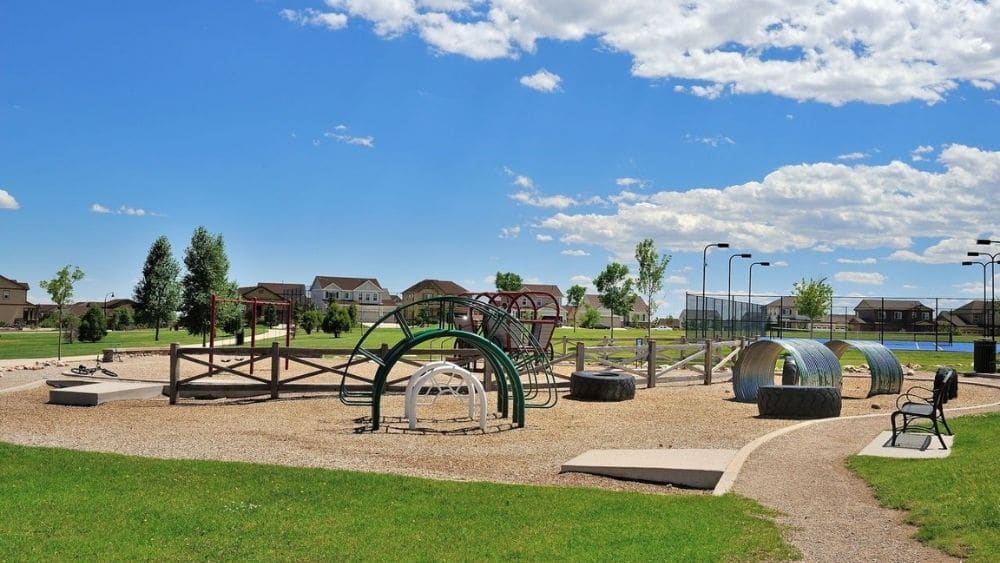 A community playground.