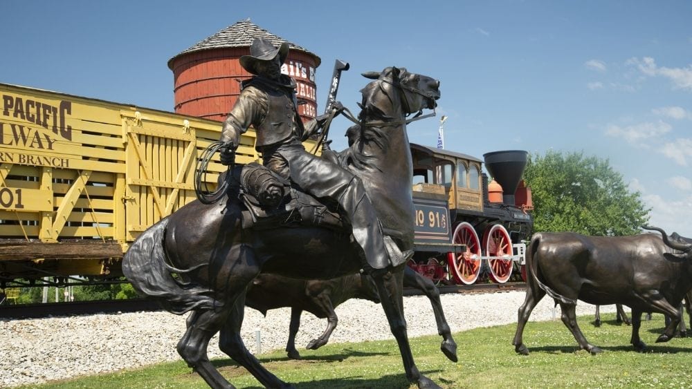 Statue in Sedalia, Missouri