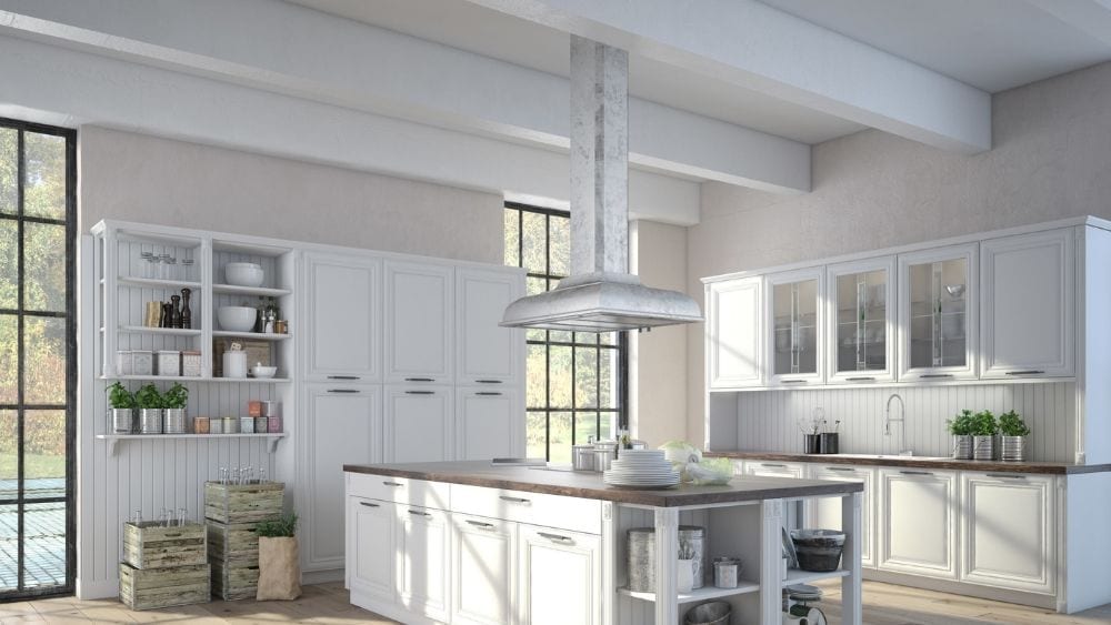 kitchen with stainless steel