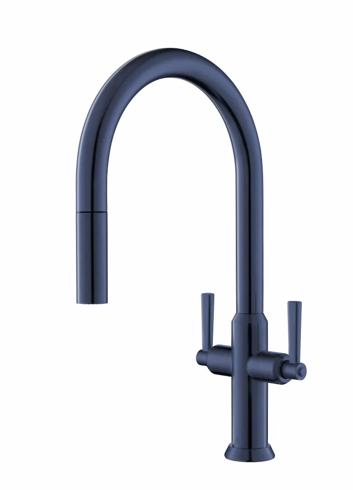 Flusso Faucet, seen here in matte black