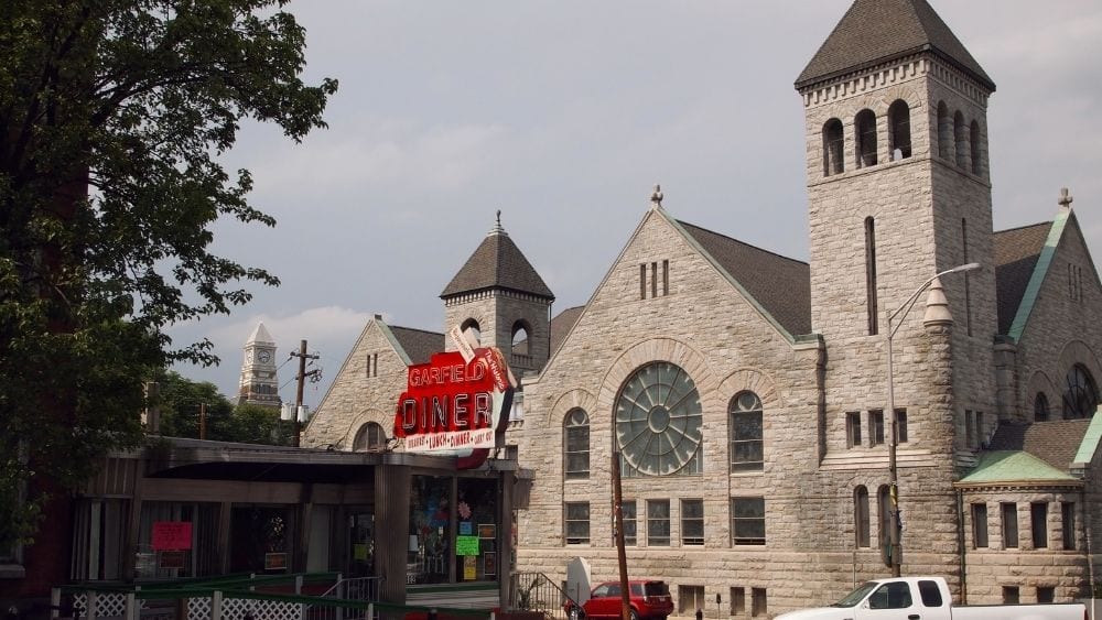 Historic building in Pottsville, Pennsylvania