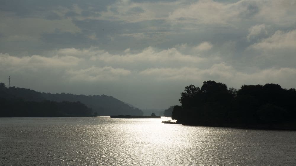 view of the ohio river in parkersburg, west virginia
