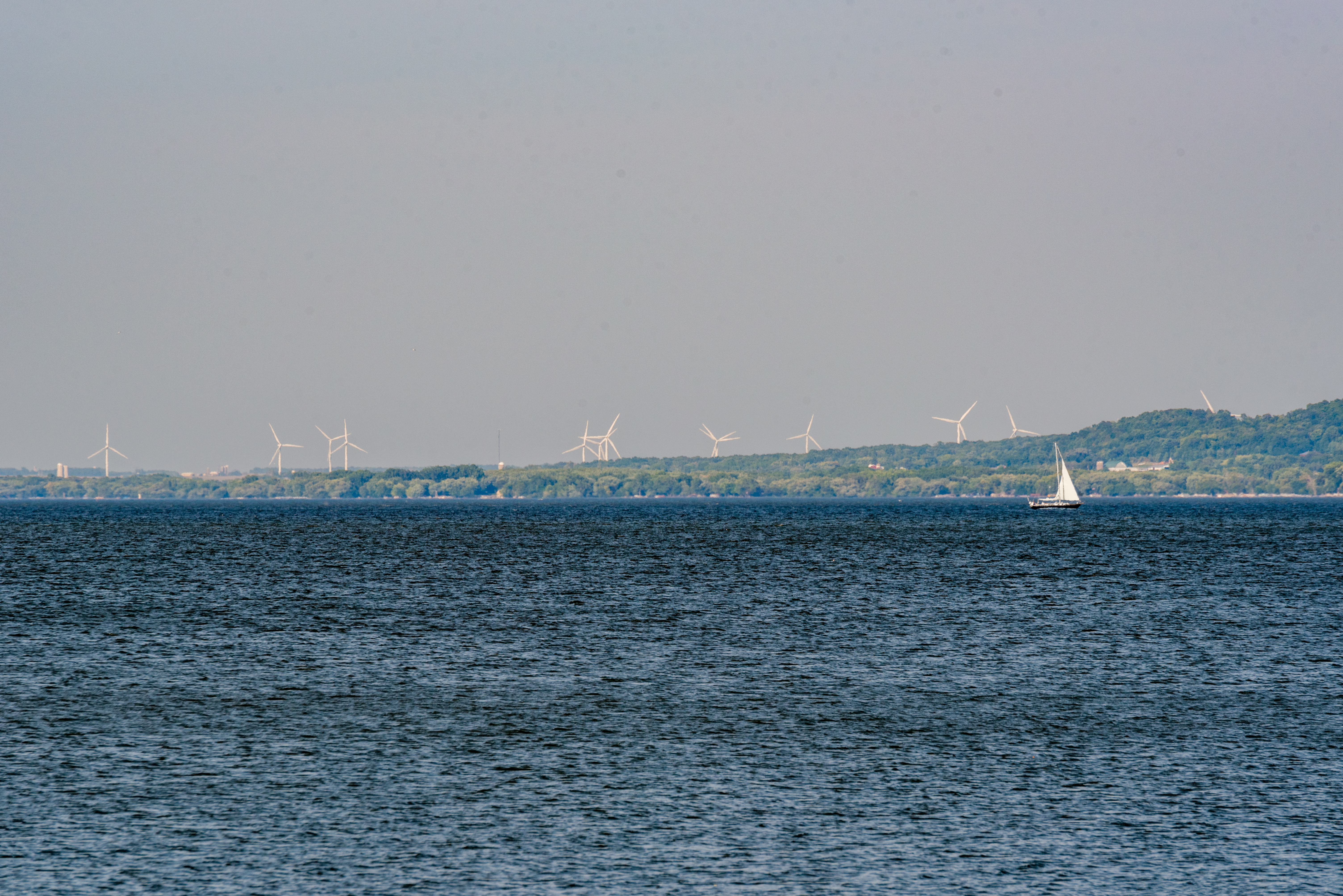 Looking across Lake Winnebago 