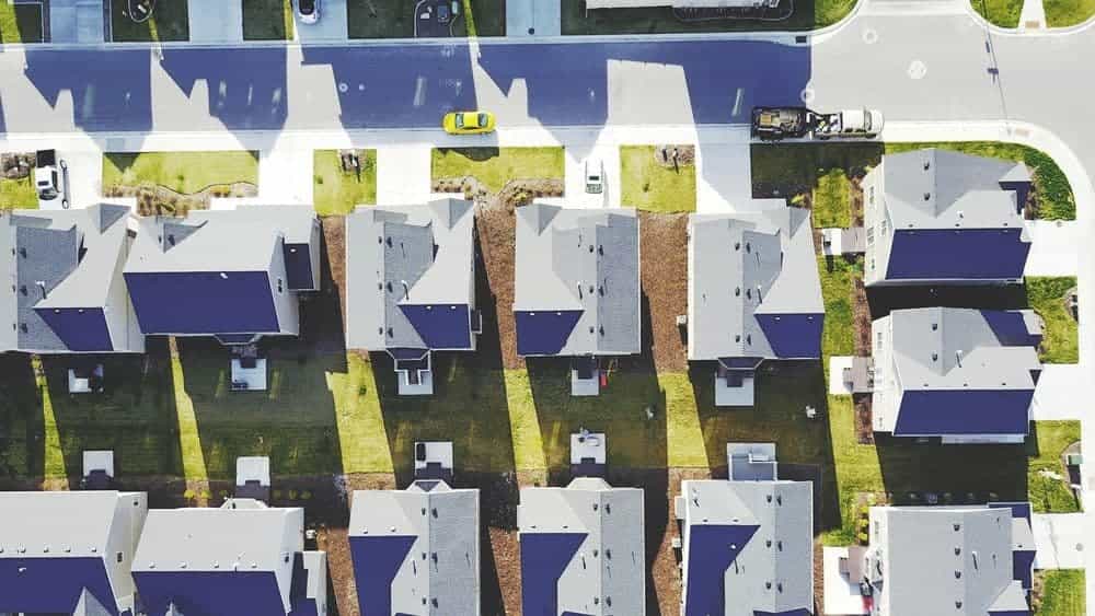 Areal picture of neighborhood