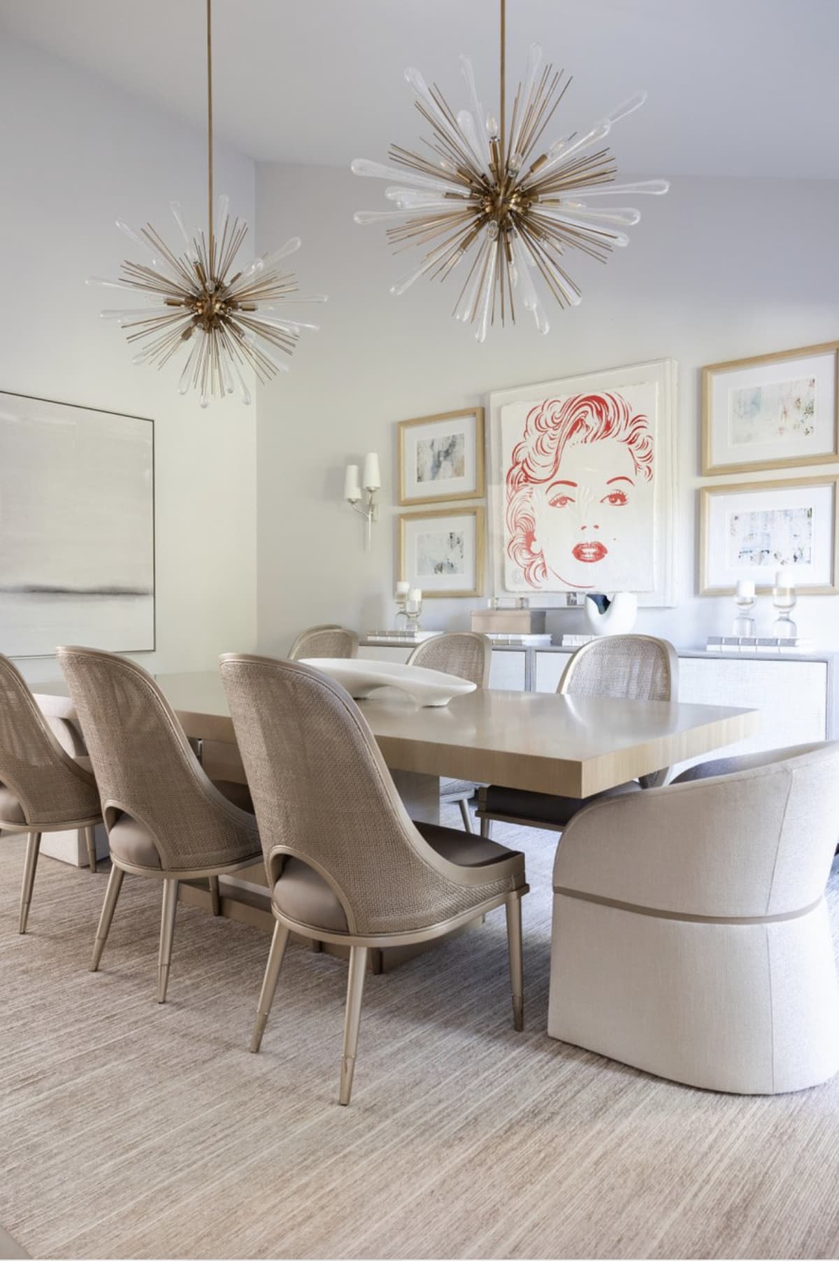 Monroe themed dining room