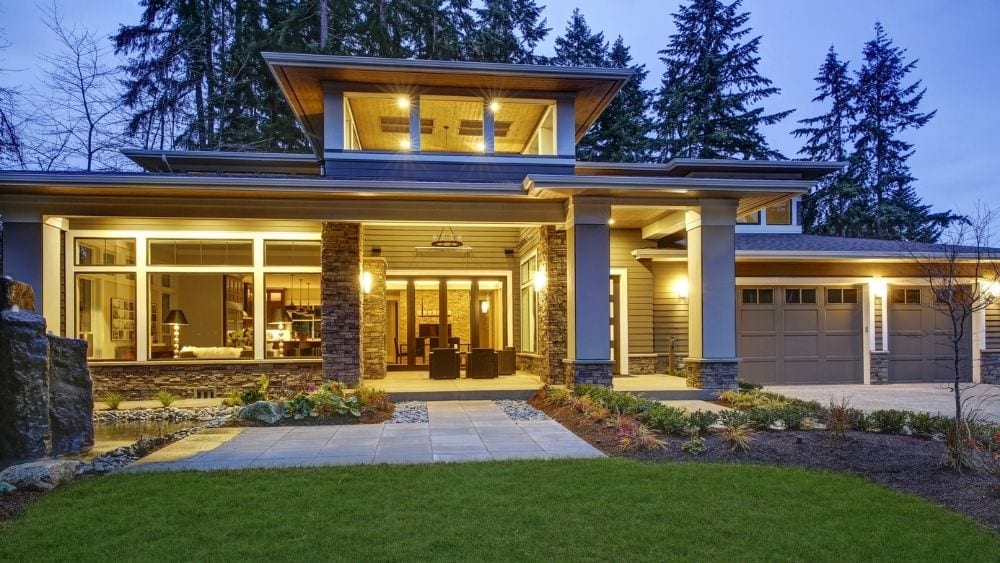 A craftsman-style home.