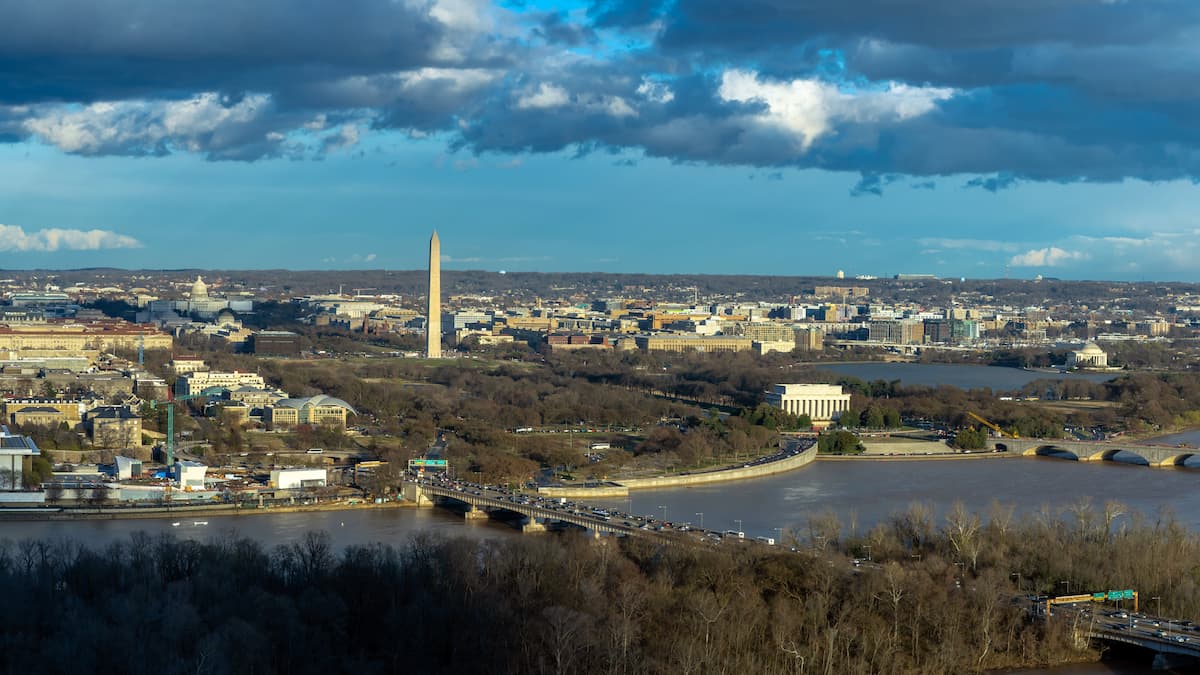 Washington DC skyline