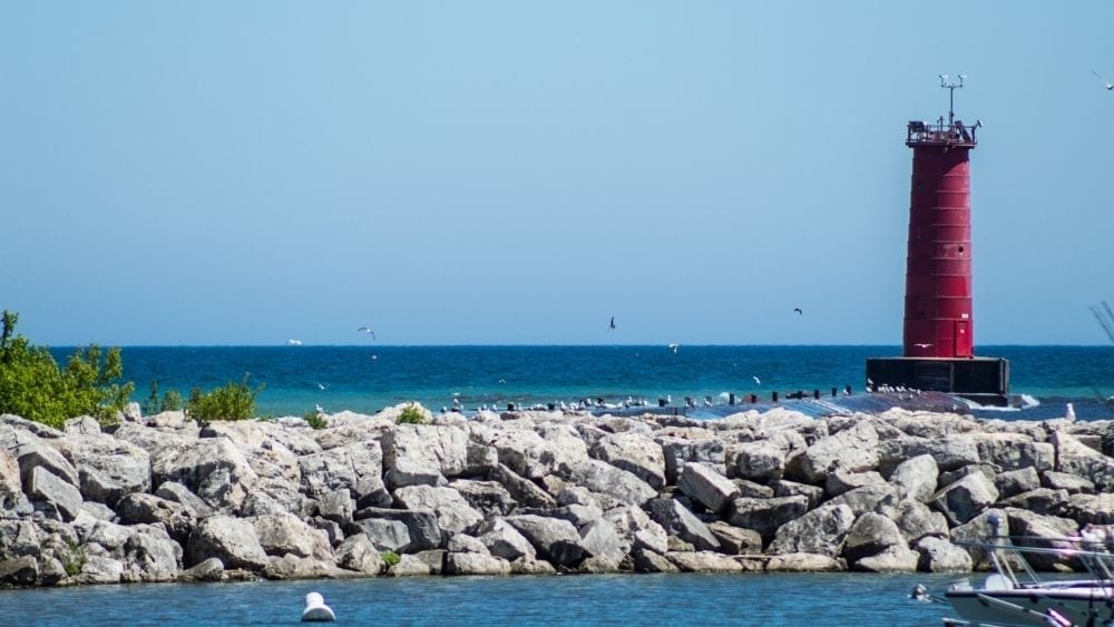 Lighthouse in Sheboygan, Wisconsin
