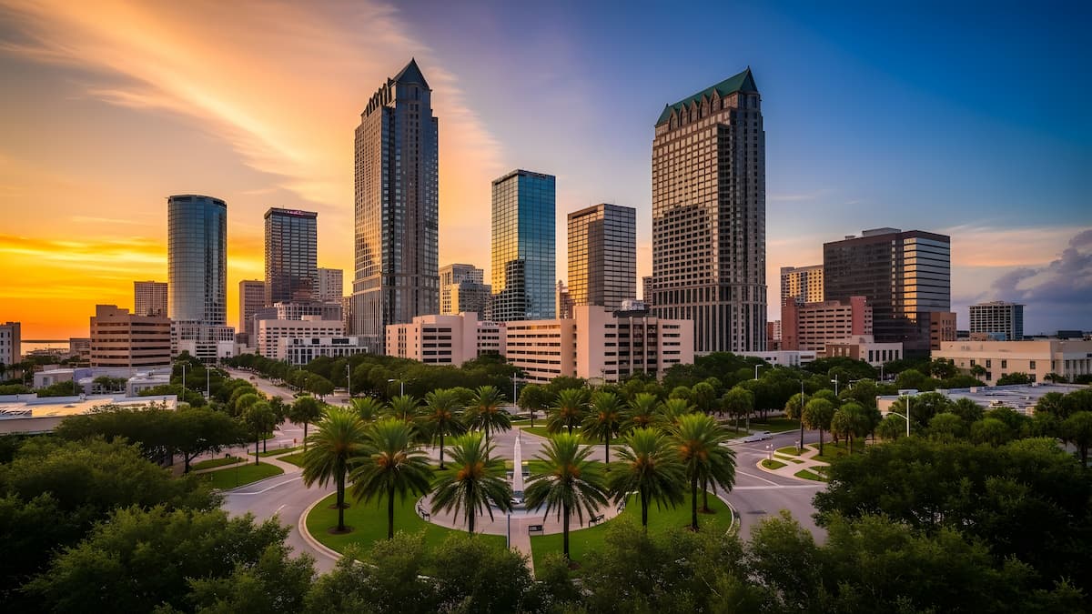 Skyline of Tampa