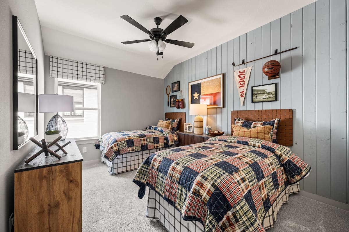 Model home children's bedroom