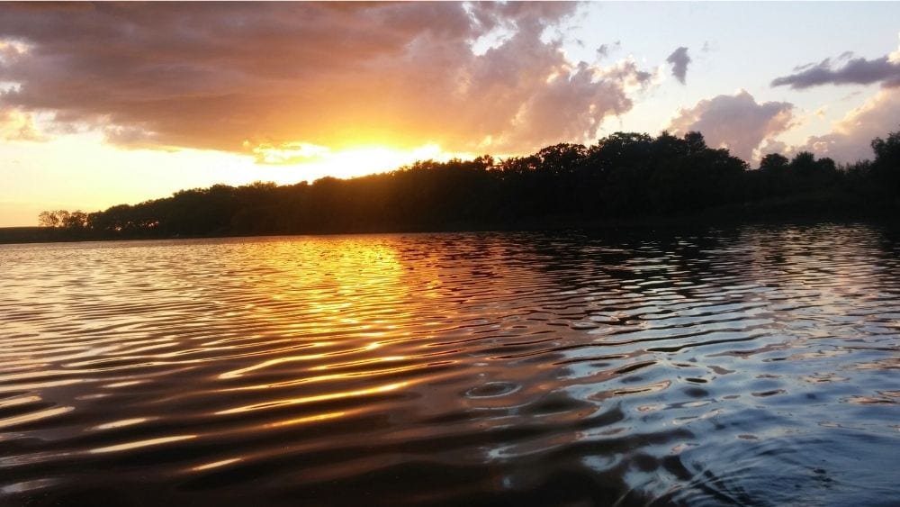 Lake in Fergus Falls, Minnesota