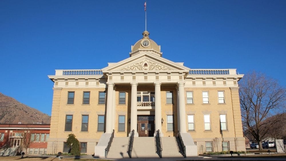 Historic building in Brigham City, Utah