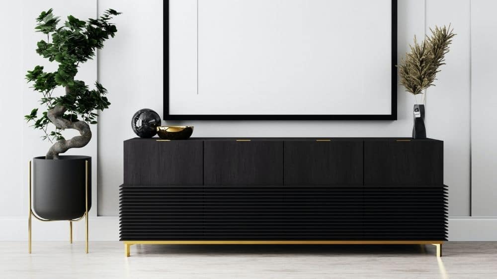 black-credenza-pexels