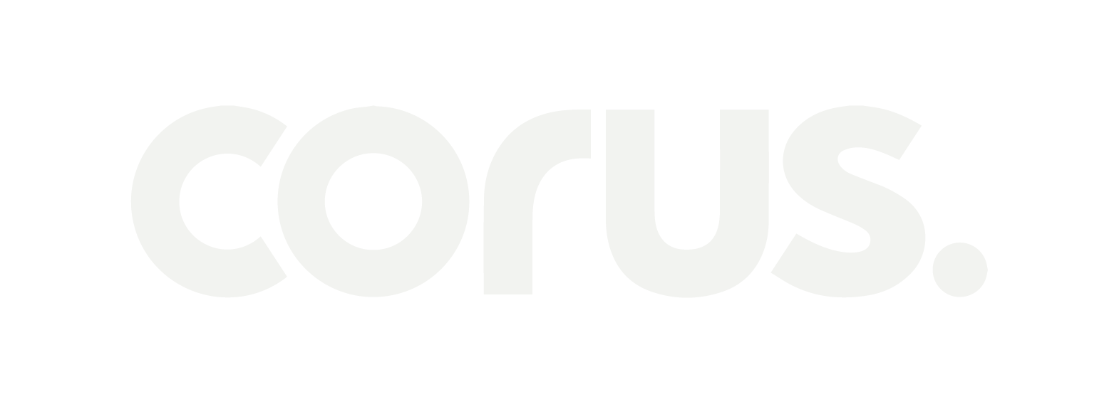 Corus logo in white