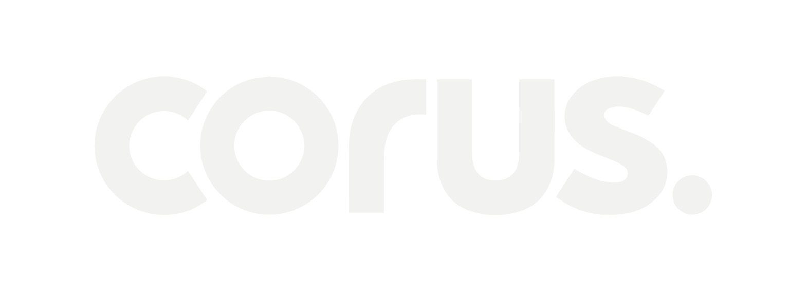 Corus logo in white