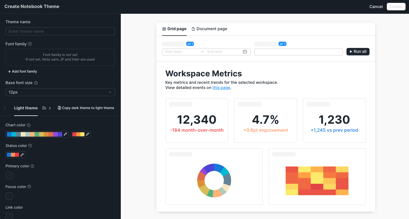 Notebook theme feature is Now Available - Codatum
