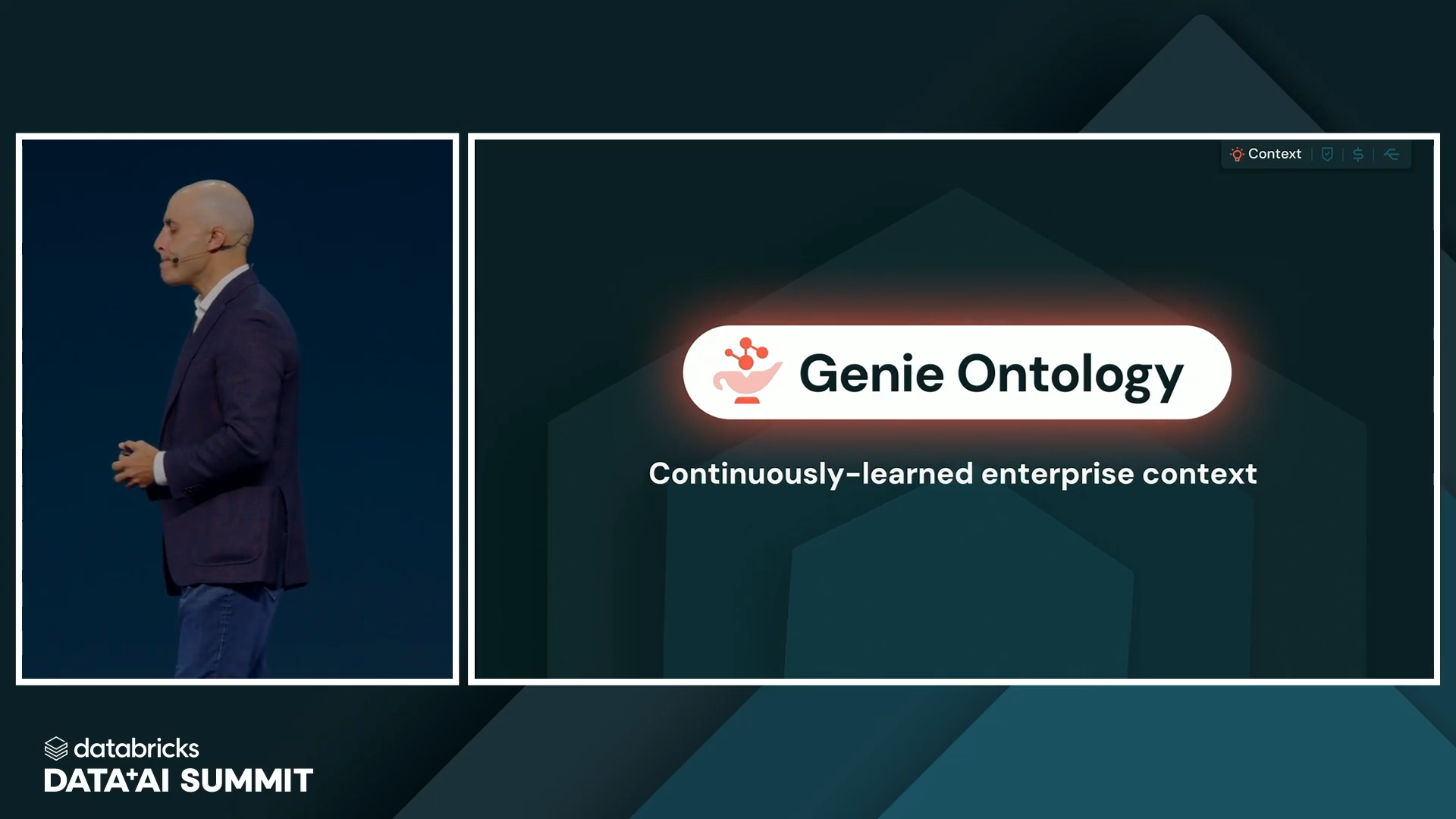 databricks-data-ai-summit-2026: Keynote Genie Ontology screenshot