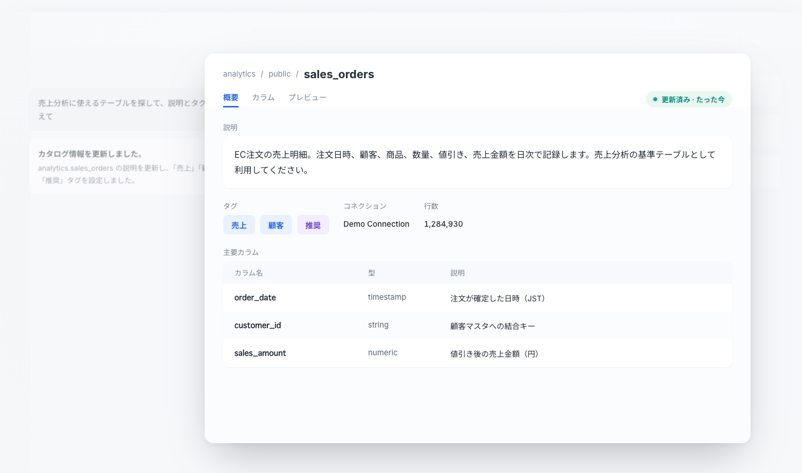 Data Catalog Management