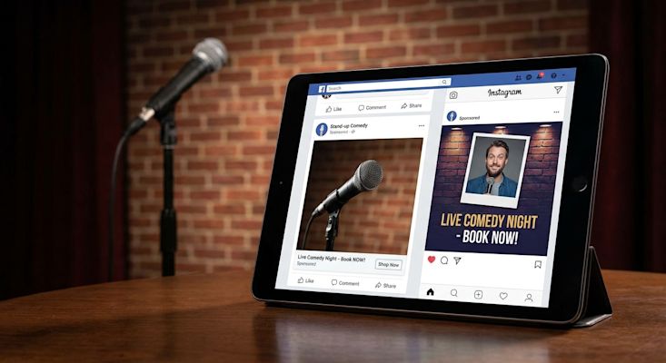 Stand up -tapahtuman mainonta Facebookissa ja Instagramissa: Opas 2025