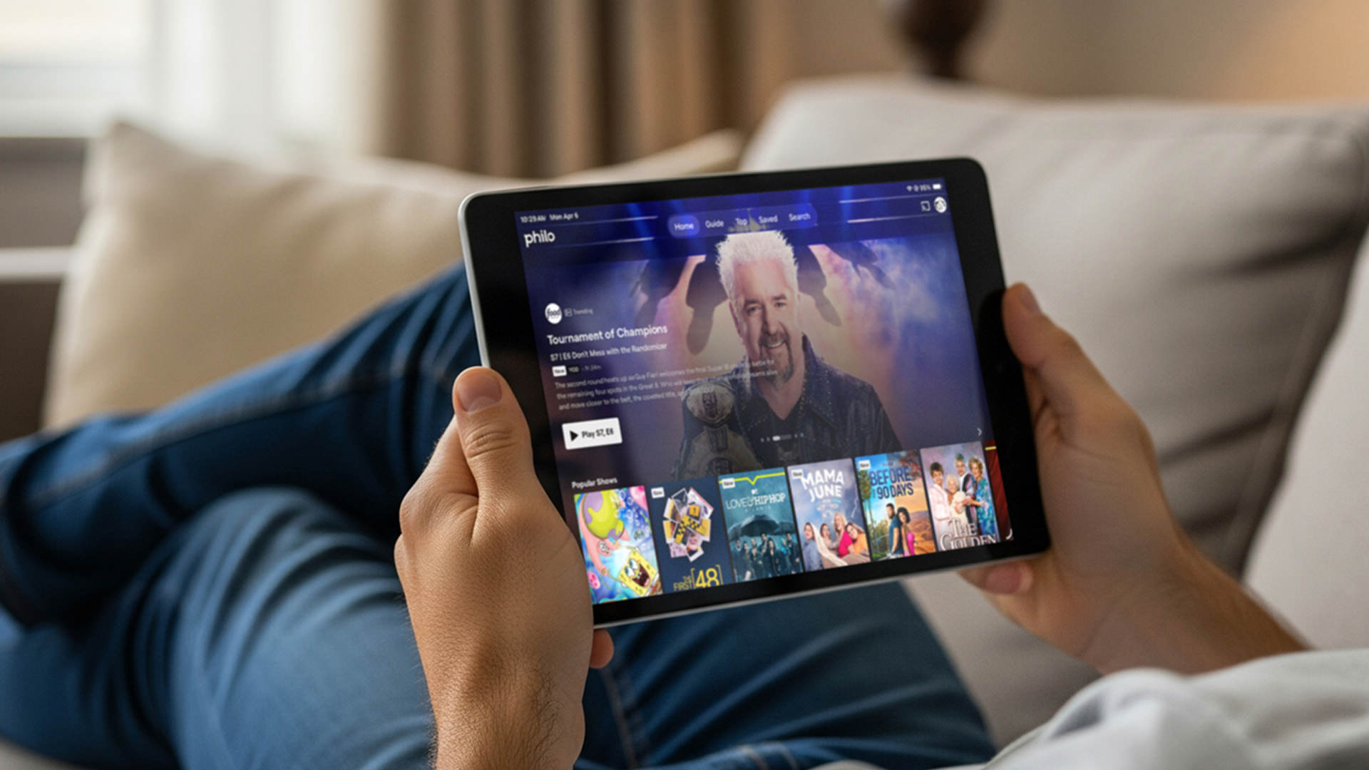 Lifestyle Tablet on Sofa preview