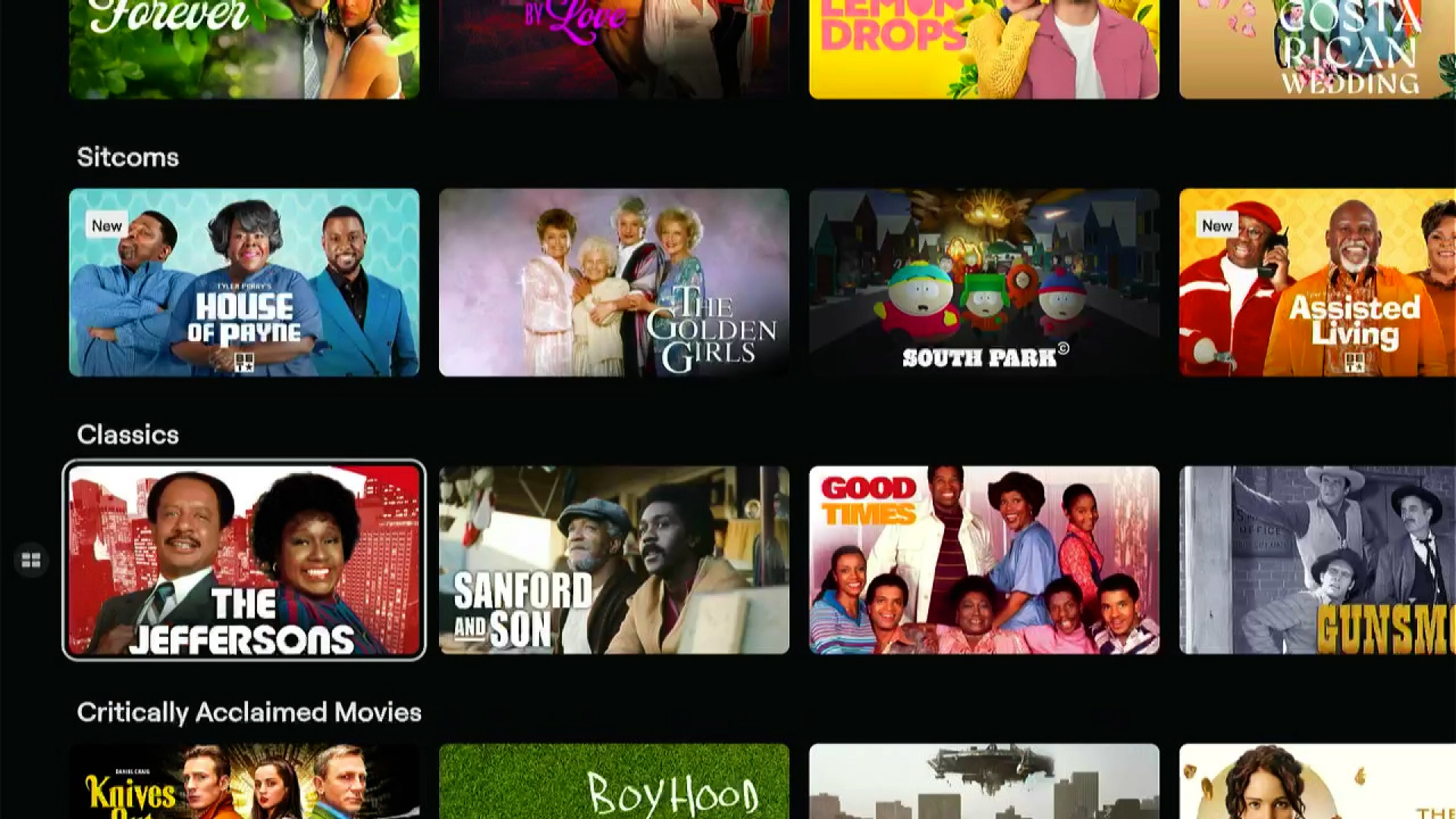 TV Home Tiles preview