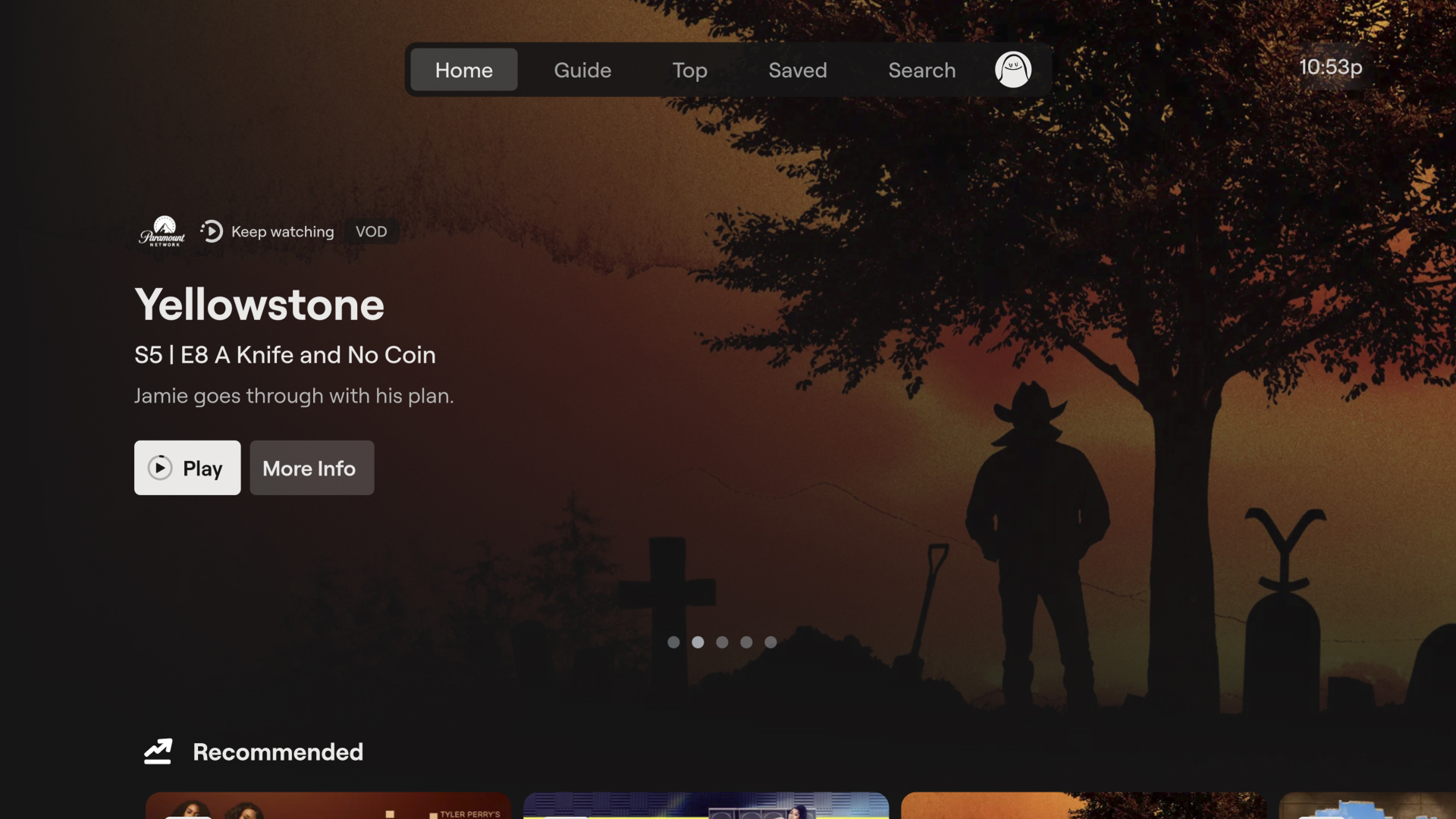 TV Home preview
