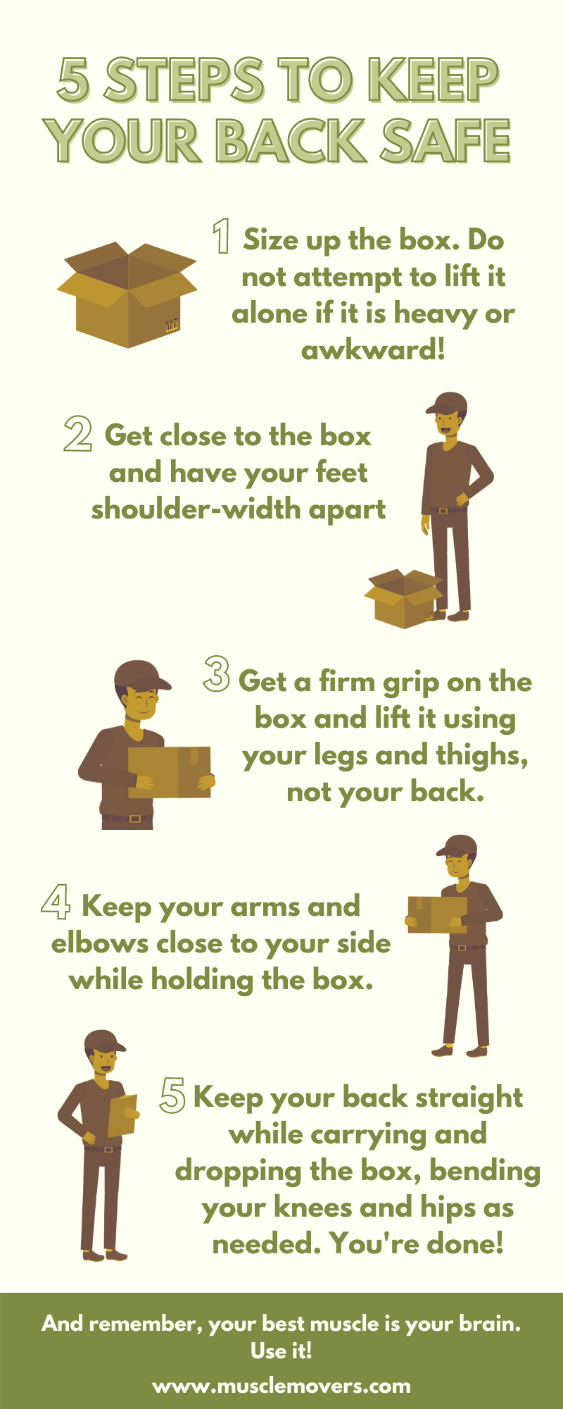 Six steps to keep your back safe