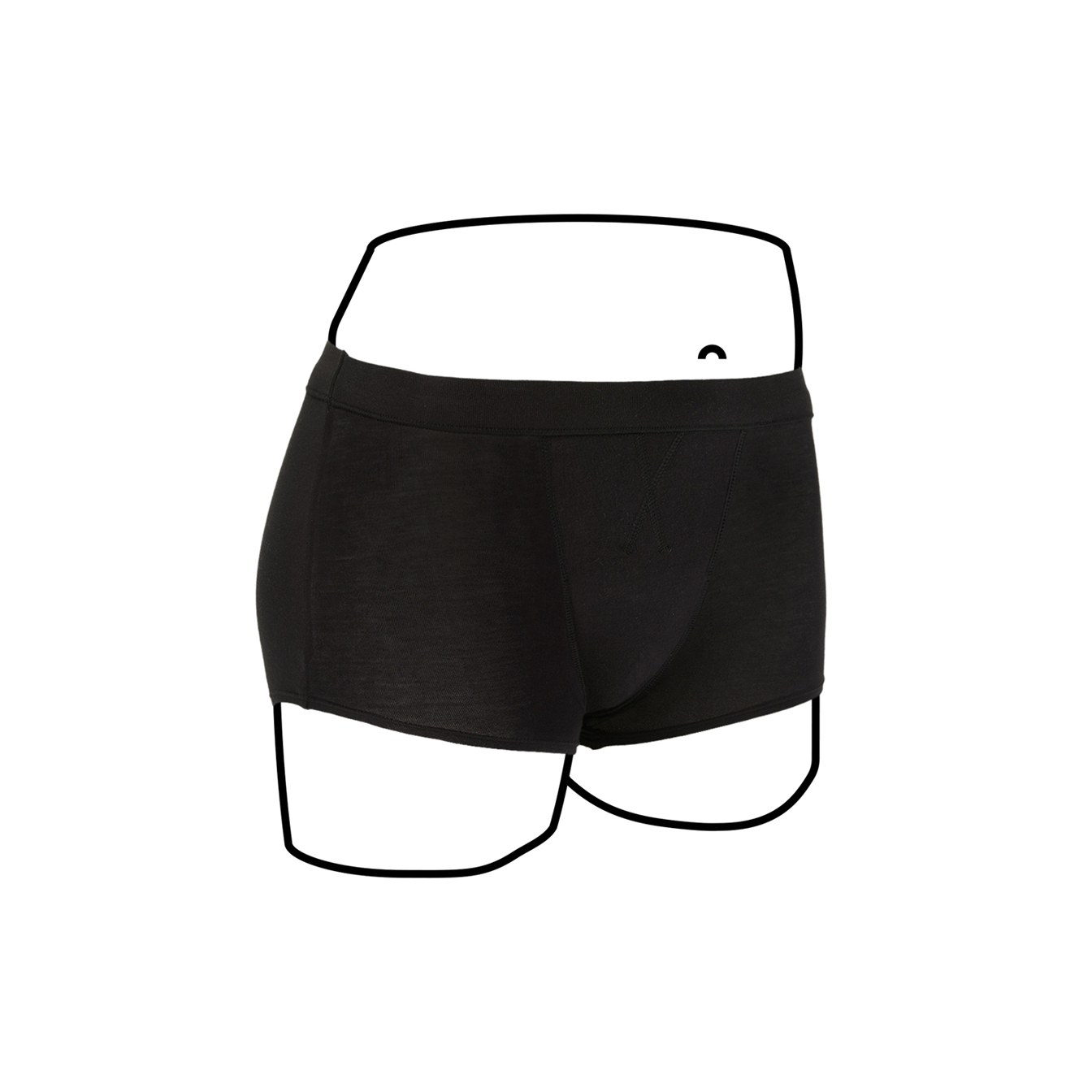 Thinx BTWN Teen Period Underwear - Shorty Panties (Grey, 13/14 - Super  Absorbency) 
