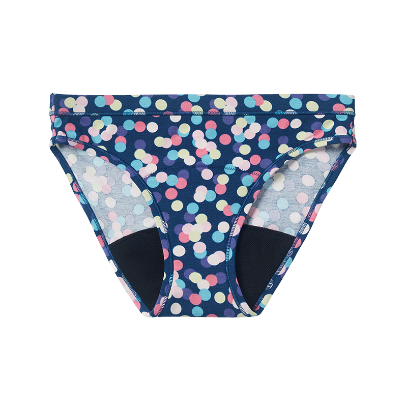 Thinx BTWN) Teen Period Underwear - Bikini Panties, Grey, 9/10 - Super  Absorbency