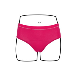 Thinx Teens - All Day Brief - Hot Pink - Front