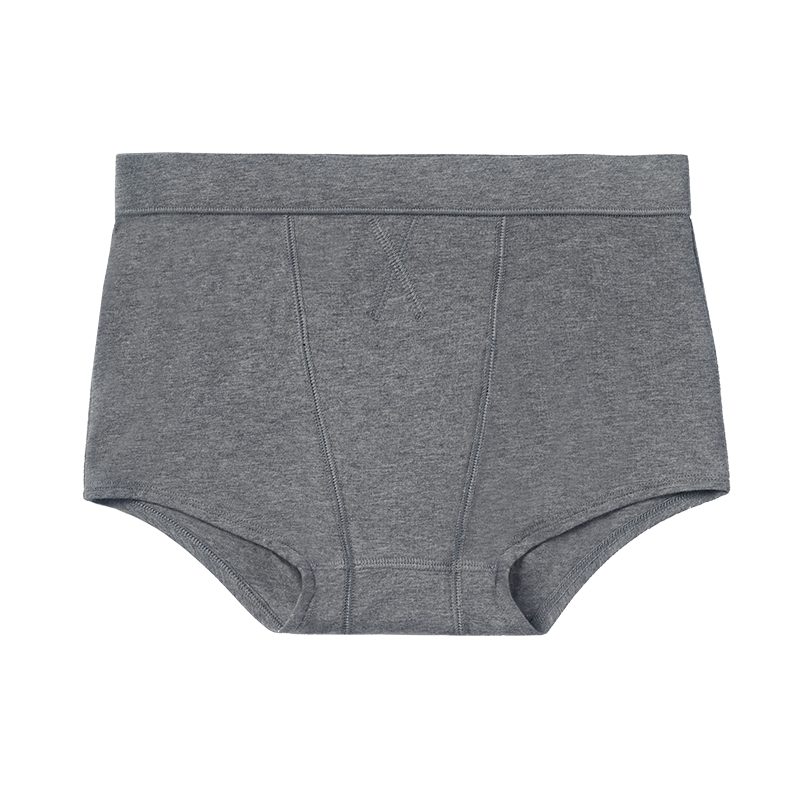 Thinx Teens - Shorty - Heather Grey - CollectionFront