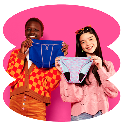 Teens Girls Period Underwear Menstrual Leakproof Protective Cotton Briefs  Panties 8-Pack for Big Girls 10-18 Years 