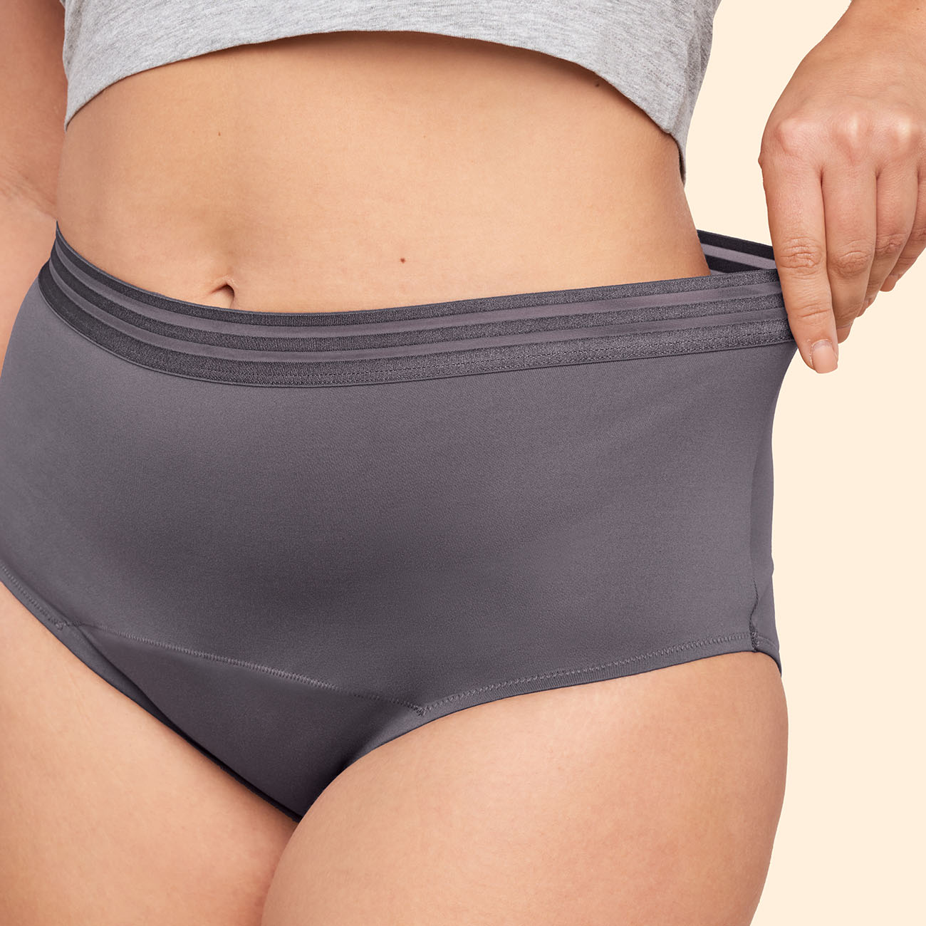 Women's Plus Size Speax by Thinx Leak Protection Hi-Waist Panty SXHW02