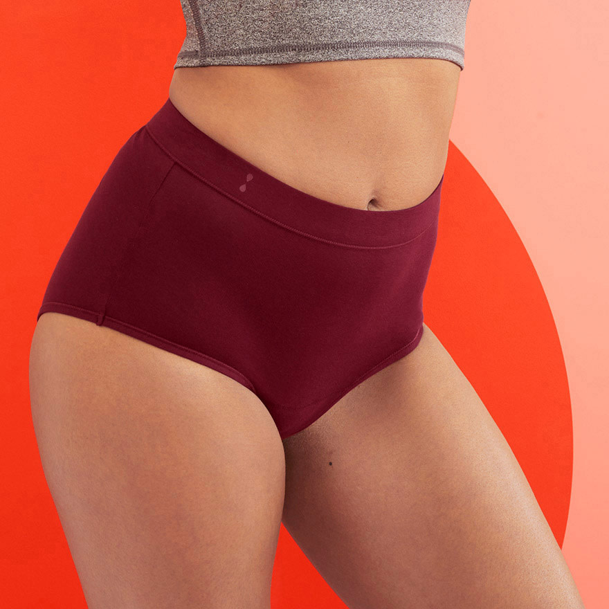 Thinx For All Hi-Waist Rhubarb