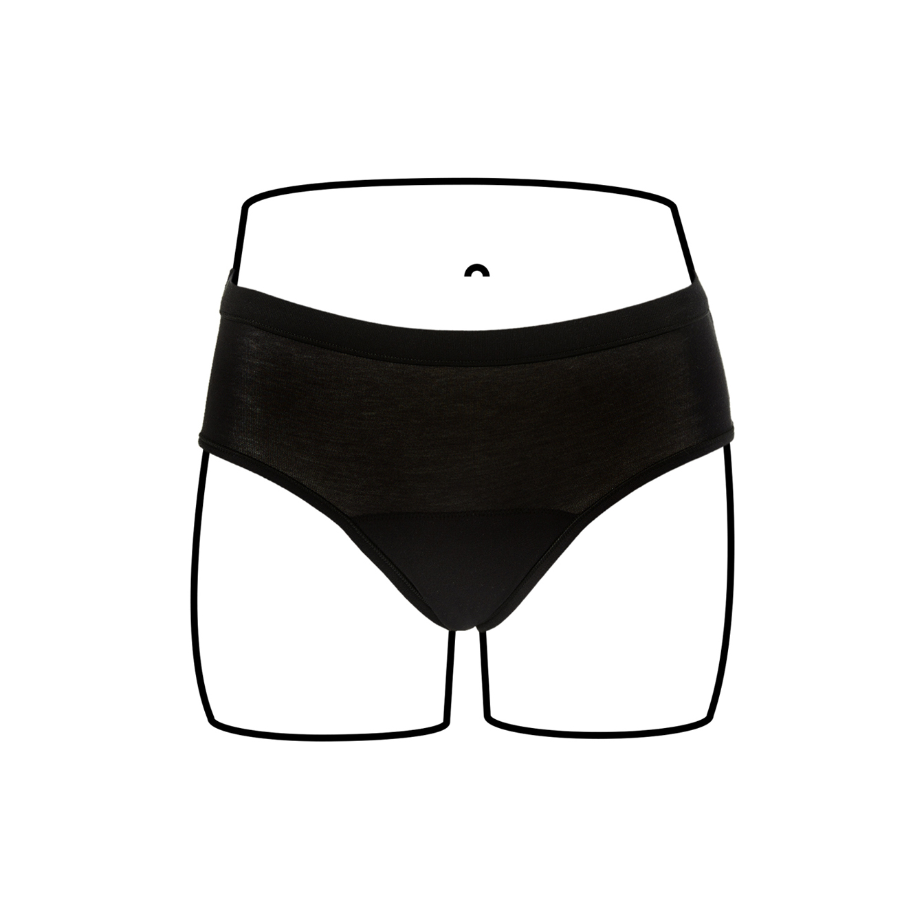 Period Panties - Thinx (BTWN), Shorty, Tidal Wave, Size 9/10 –