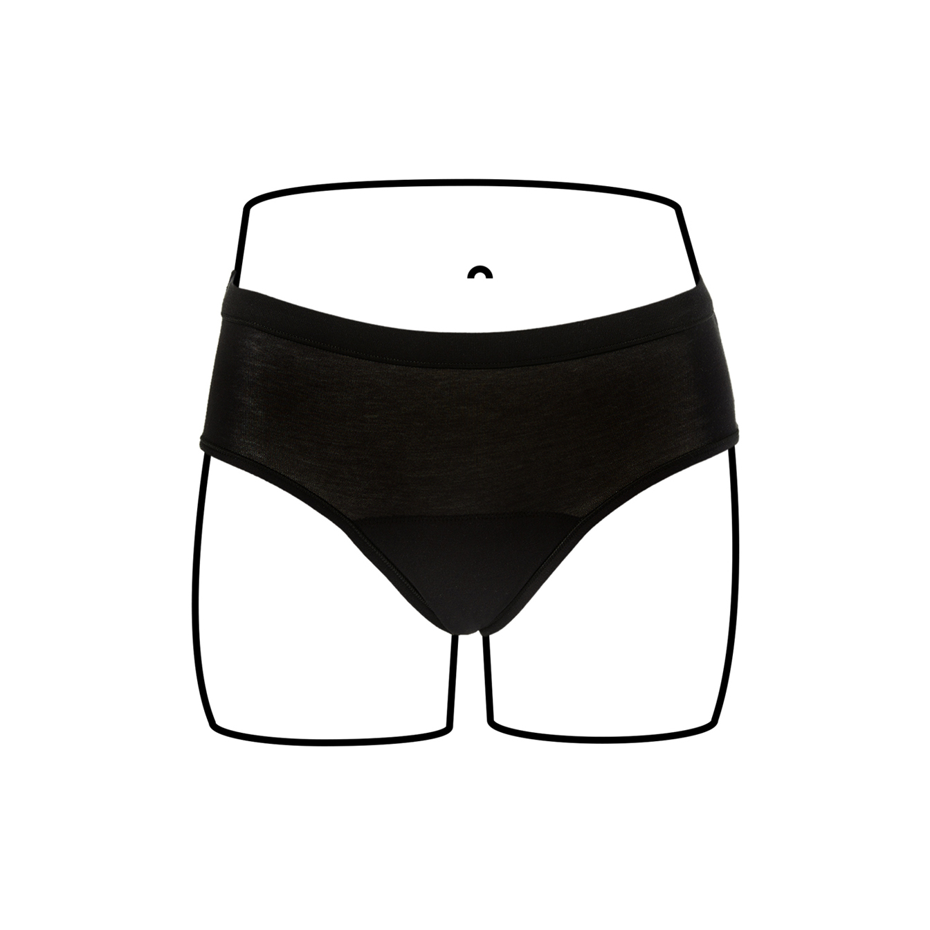 Thinx Teen Super Absorbency Single Briefs - Black 9/10 : Target