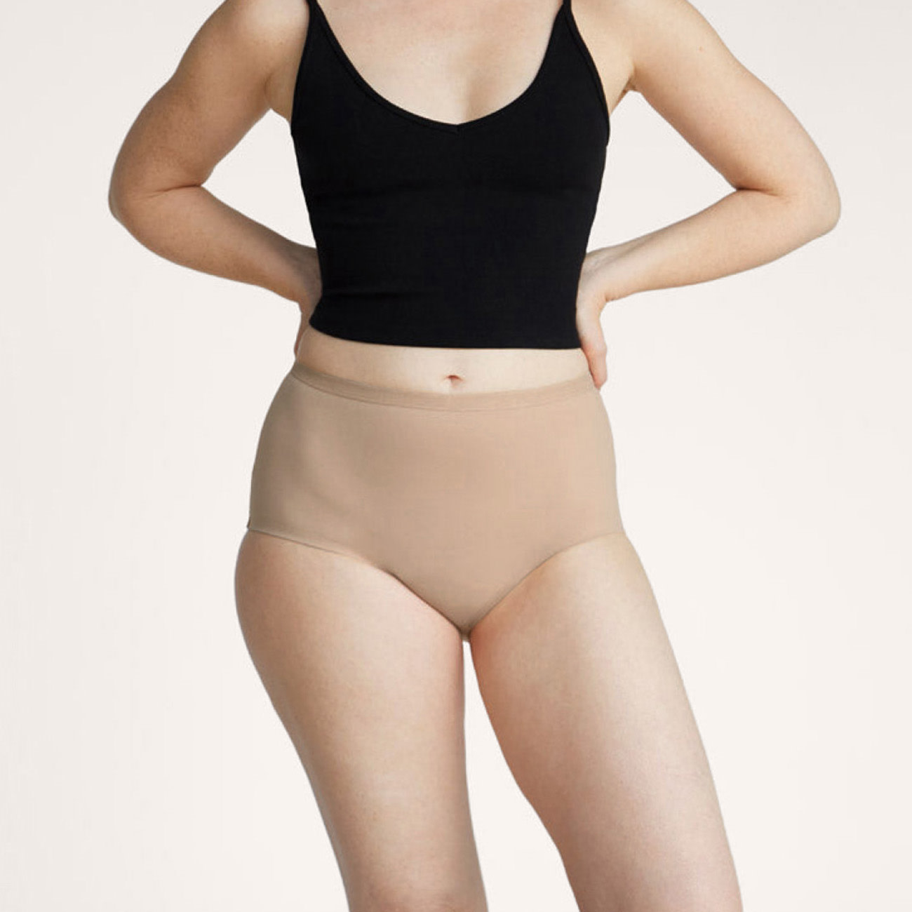 TFAL Hi-Waist Beige Front