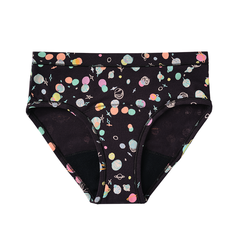 Thinx Teens Period Panties Hologram Reusable Period Underwear Bikini sz  9/10 NEW
