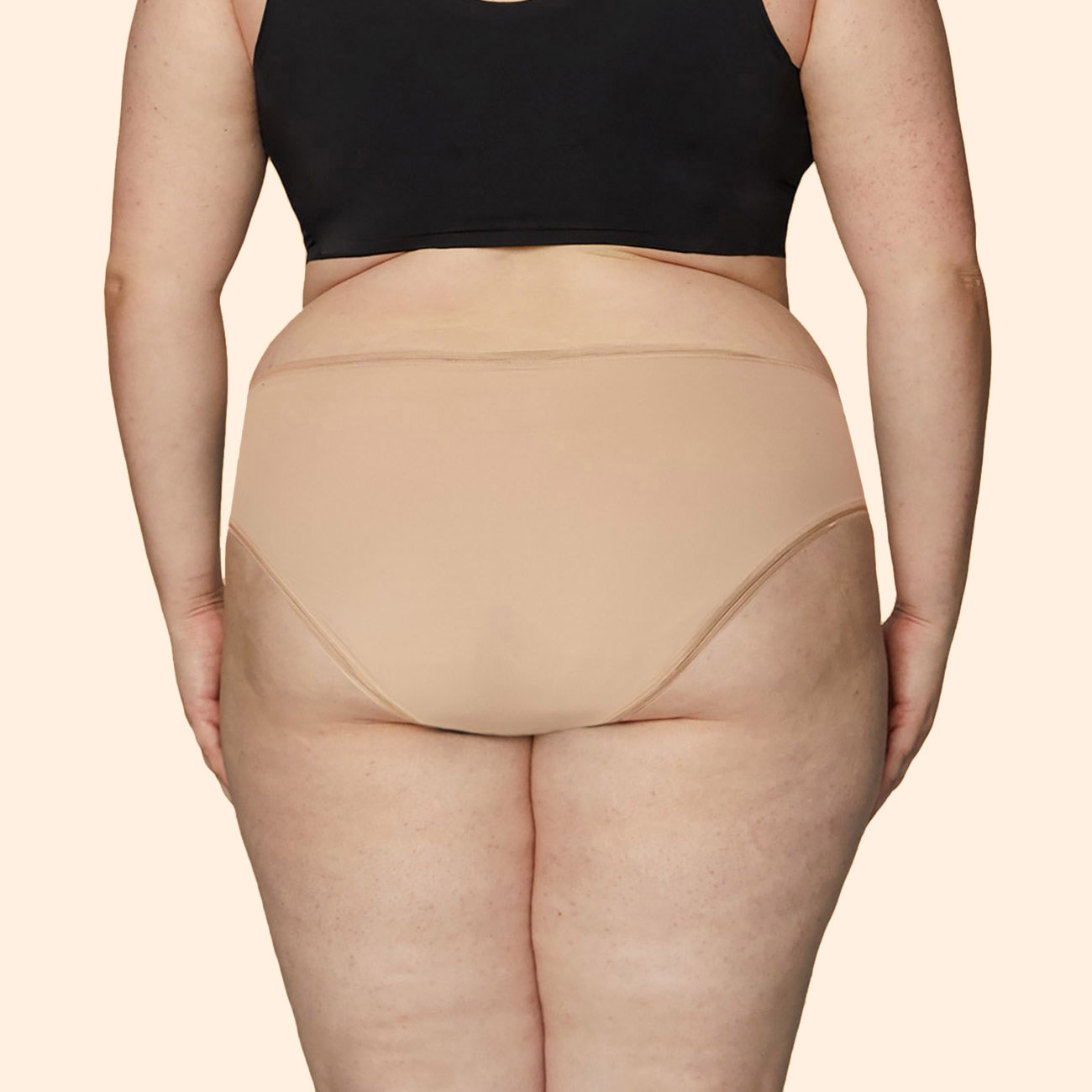 Thinx - Cheeky - Beige - Back