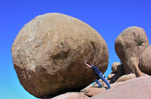 Pushing Rock