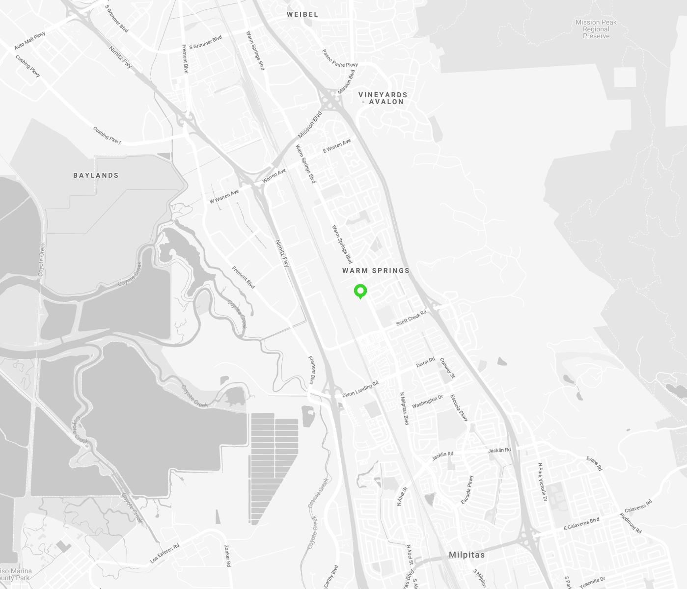 map of Aptive Fremont branch location