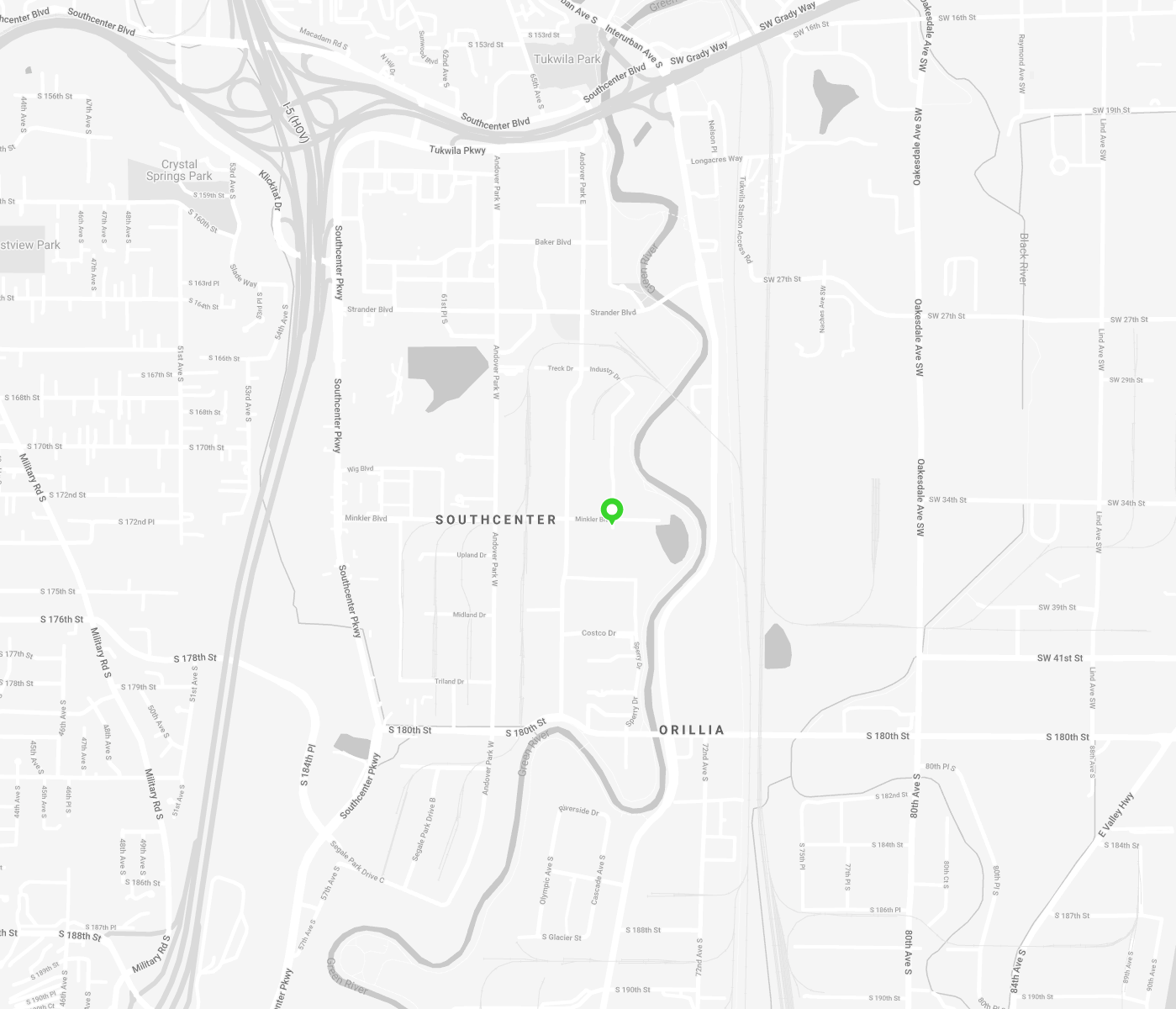 map of Aptive Tukwila branch location