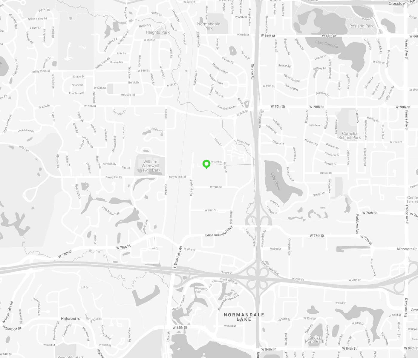 map of Aptive Edina branch location