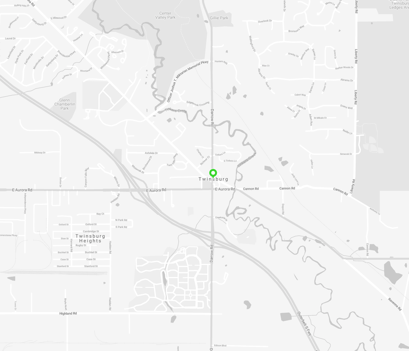 map of Aptive Twinsburg branch location