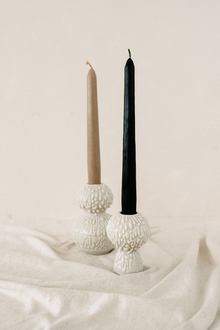 Candle Holder Pair Capri