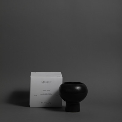 MINI BOBBY CANDLE - BLACK